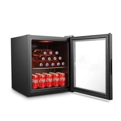 MINI BAR PUERTA CRISTAL LARRYHOUSE 49 LITROS