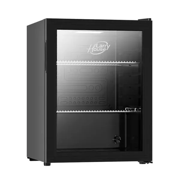 MINI BAR PUERTA CRISTAL LARRYHOUSE 65 LITROS