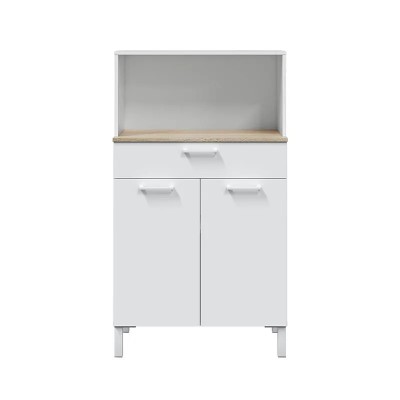 MUEBLE AUXILIAR COCINA 2P +1CAJÓN 126X72X40CM BL.ARTIK/R.CANADIAN MOMI