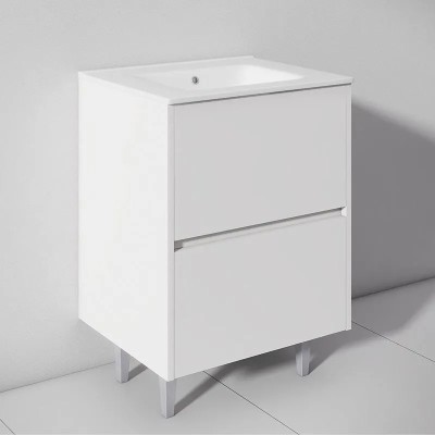 MUEBLE BAÃO BLANCO SERIE OPORTO 60X46X85CM BENOTTI