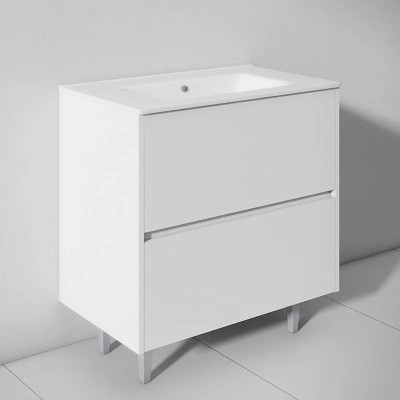 MUEBLE BAÃO BLANCO SERIE OPORTO 80X46X85CM BENOTTI