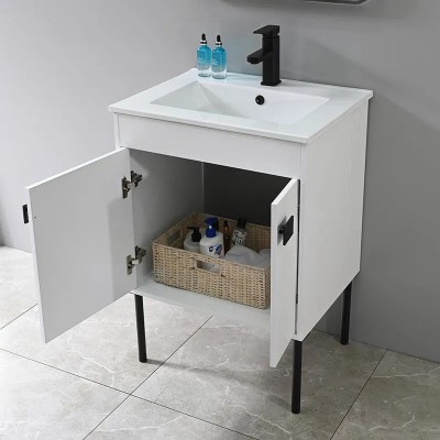 MUEBLE BAÑO BLANCO SERIE PEGASO 61X46X85CM