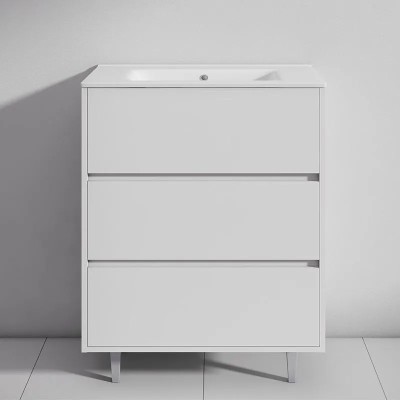 MUEBLE BAÃO BLANCO SERIE TOSCANA 80X46X85CM BENOTTI