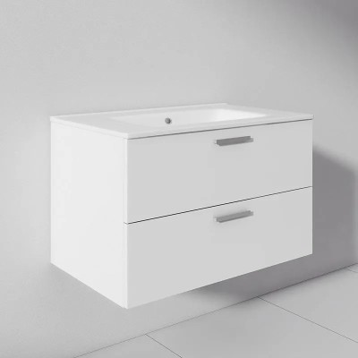 MUEBLE BAÑO BLANCO SERIE VENECIA 80X46X52CM BENOTTI