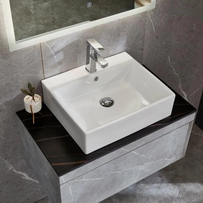 MUEBLE BAÑO GRIS SERIE PAX 80X46X52CM BENOTTI