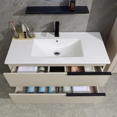 MUEBLE BAÃO SERIE AZUCENA GABINETE 100X46X50CM ESPEJO 70X70CM BENOTTI