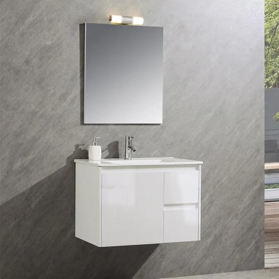 MUEBLE BAÑO SERIE CLAVEL GABINETE 75X46X54CM ESPEJO 70X60CM BENOTTI