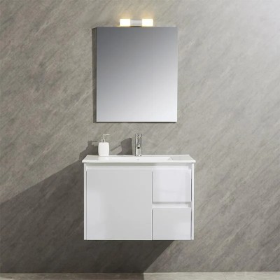 MUEBLE BAÑO SERIE CLAVEL GABINETE 75X46X54CM ESPEJO 70X60CM BENOTTI