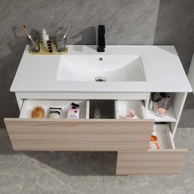 MUEBLE BAÃO SERIE GARDENIA GABINETE 100X46X54CM ESPEJO 100X50X15CM BENOTTI