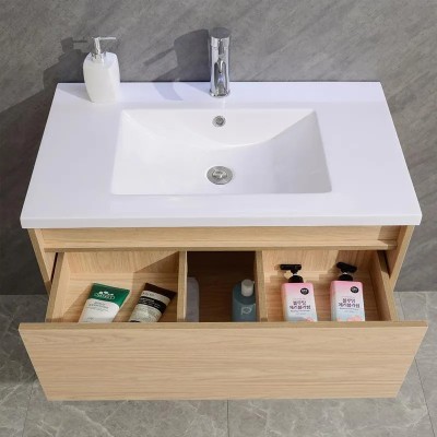 MUEBLE BAÑO SERIE PETUNIA GABINETE 80X46X54CM ESPEJO 80X60CM BENOTTI