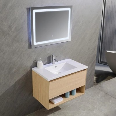 MUEBLE BAÑO SERIE PETUNIA GABINETE 80X46X54CM ESPEJO 80X60CM BENOTTI