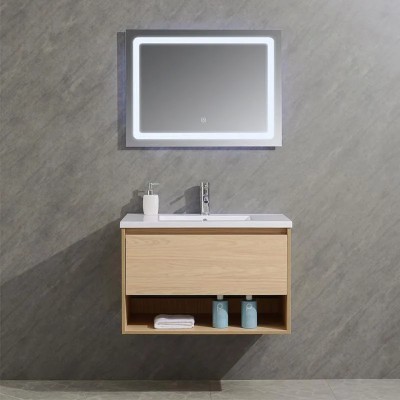 MUEBLE BAÑO SERIE PETUNIA GABINETE 80X46X54CM ESPEJO 80X60CM BENOTTI