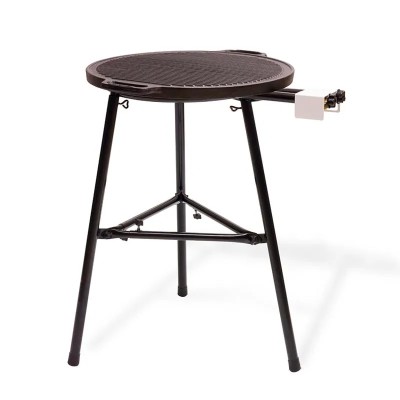 PAELLERO DE GAS 40CM DOBLE FUEGO + PARRILLA 45CM + SOPORTE AIRMEC