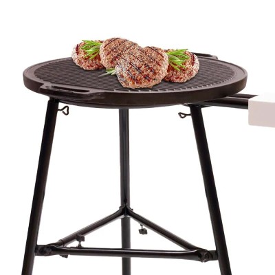 PAELLERO DE GAS 40CM DOBLE FUEGO + PARRILLA 45CM + SOPORTE AIRMEC