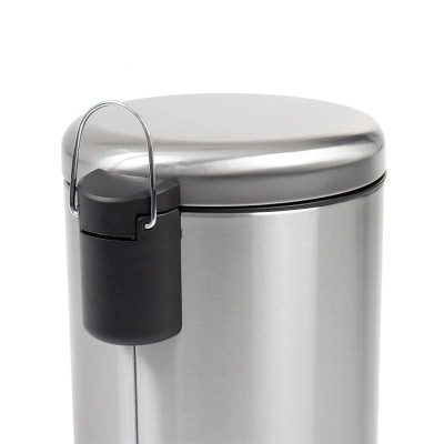 PAPELERA DE BAÃO INOX 5 LITROS ACABADO BRILLO BENOTTI