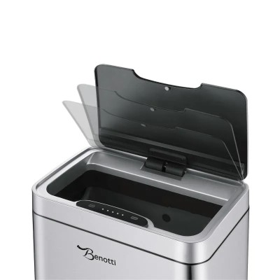 PAPELERA DE COCINA INOX AUTOMATICA 30 LITROS BENOTTI