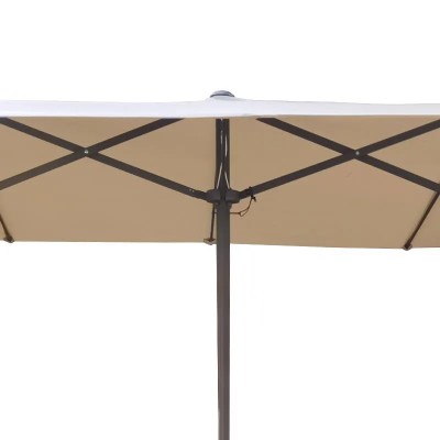 PARASOL ALUMINIO DOBLE BEIGE DONNA GARDEN 4.5 METROS