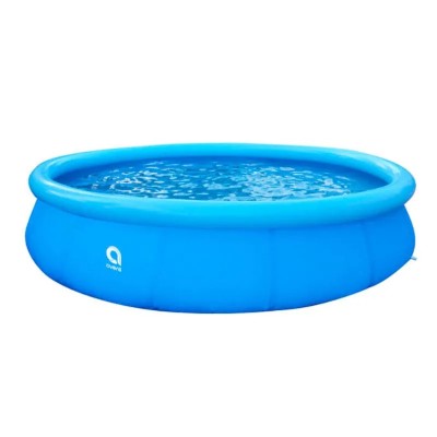 PISCINA HINCHABLE REDONDA DE PVC 420X84CM CON FILTRO DE CARTUCHO AVENLI