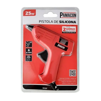 PISTOLA DE SILICONA ELECTRICA 25W PAMACON