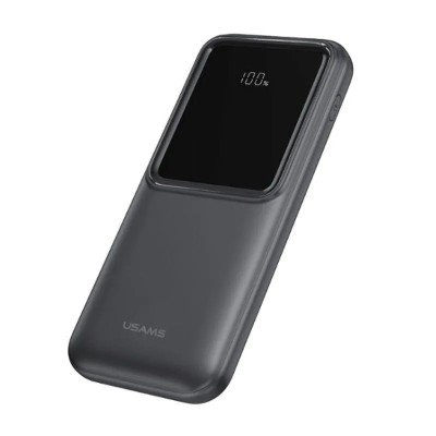 POWERBANK CON CABLES 10000MAH NEGRO USAMS