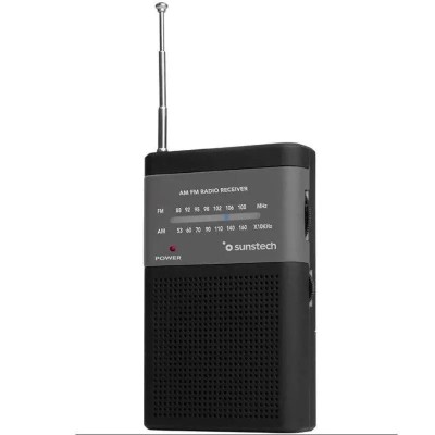 RADIO PORTATIL NEGRO SUNSTECH