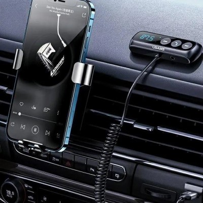 RECEPTOR DE AUDIO INALAMBRICO CON PANTALLA DIGITAL PARA COCHE USAMS