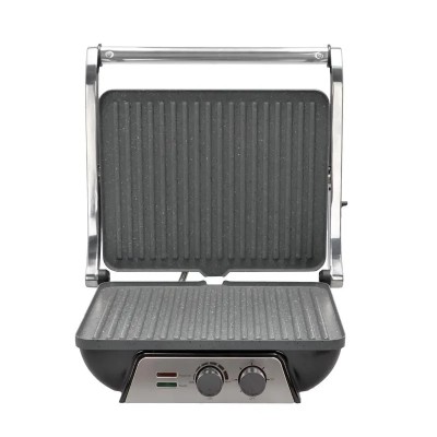 SANDWICHERA INOX MULTIFUNCION 2.000W PLACAS GRILL A LA PIEDRA  LARRYHOUSE