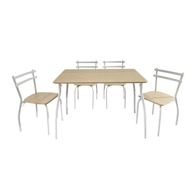 SET MESA COMEDOR Y 4 SILLAS SERIE MICHIGAN MOMI