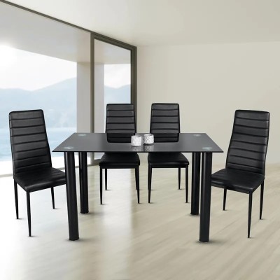 SET MESA COMEDOR Y 4 SILLAS SERIE OREGÃN MOMI