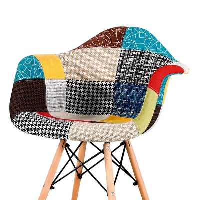 SILLA ESTILO DAW 60X61X78CM PATCHWORK SERIE LIMA MOMI