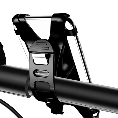 SOPORTE DE SILICONA SMARTPHONE PARA BICICLETA NEGRO USAMS