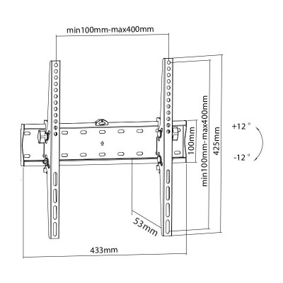 SOPORTE DE TELEVISION FIJO 32-55" LARRYHOUSE