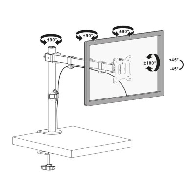 SOPORTE MONITOR 17-32" ARTICULADO LARRYHOUSE