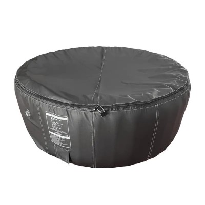 SPA HINCHABLE PIEL REDONDO 4 PERSONAS COLOR NEGRO BENOTTI