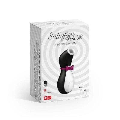 SUCCIONADOR DE CLÍTORIS PRO PENGUIN NEXT GEN NEGRO SATISFYER