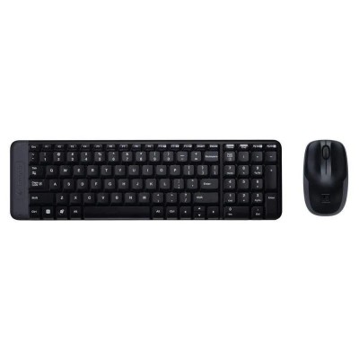 TECLADO+RATON WIRELESS NEGRO LOGITECH