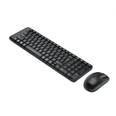 TECLADO+RATON WIRELESS NEGRO LOGITECH