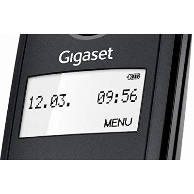 TELÉFONO INALÁMBRICO DECT DIGITAL A116 NEGRO GIGASET