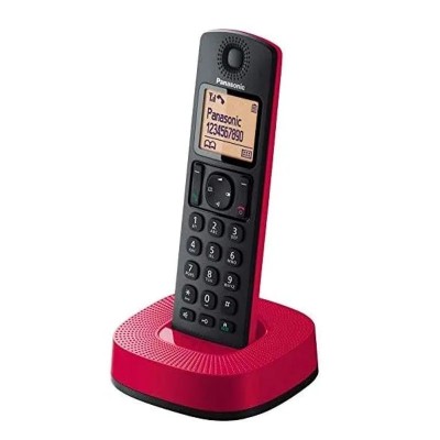 TELÉFONO INALÁMBRICO MODO ECO NEGRO/ROJO PANASONIC