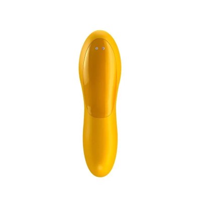 VIBRADOR PARA EL DEDO PEQUEÑO Y VERSATIL AMARILLO SATISFYER