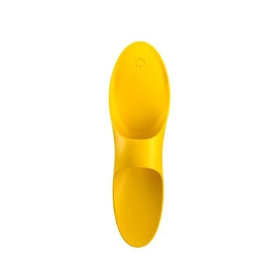 VIBRADOR PARA EL DEDO PEQUEÑO Y VERSATIL AMARILLO SATISFYER