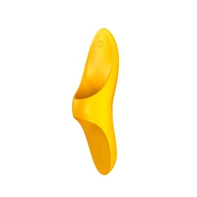 VIBRADOR PARA EL DEDO PEQUEÑO Y VERSATIL AMARILLO SATISFYER