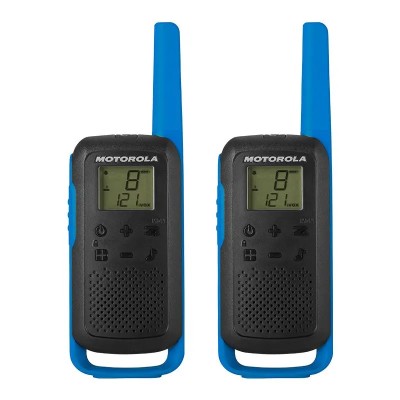 WALKIE TALKIES T62 BLACK BLUE MOTOROLA