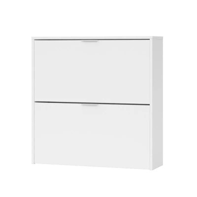 ZAPATERO 2P ABATIBLES 76X75X22CM BLANCO MOMI