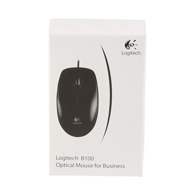 RATON LOGITECH B100 USB BLACK