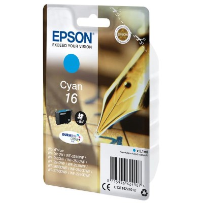 TINTA EPSON C13T16224012 T1622 CYAN 16