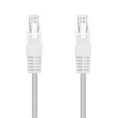 CABLE DE RED CAT.5 UTP FLEX 0.5M NANOCABLE WHITE