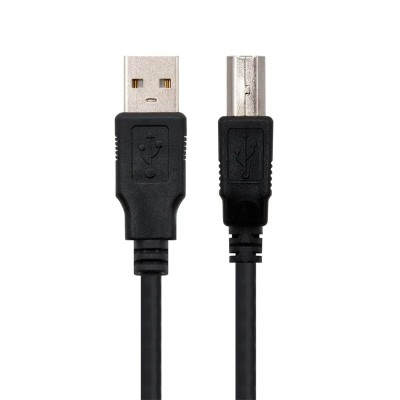 CABLE USB 3M IMPRESORA A/M-B/M NANOCABLE BLACK