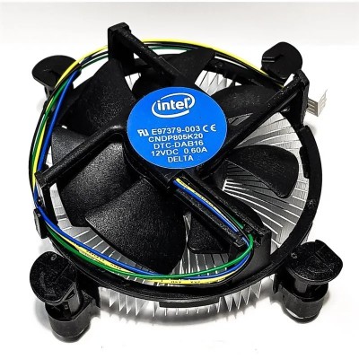 VENTILADOR DISIPADOR CPU 120MM INTEL SOCKET 1200 BLACK