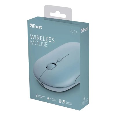 RATON TRUST PUCK RECARGABLE WIRELESS BLUETOOTH BLUE